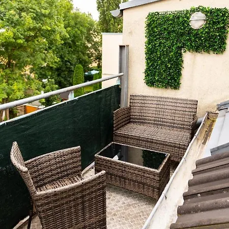 Apartment Pop Art - Balkon, Netflix, Nespresso, Zentral, Messe Chemnitz