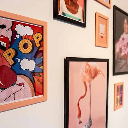 Pop Art - Balkon, Netflix, Nespresso, Zentral, Messe Apartment Chemnitz