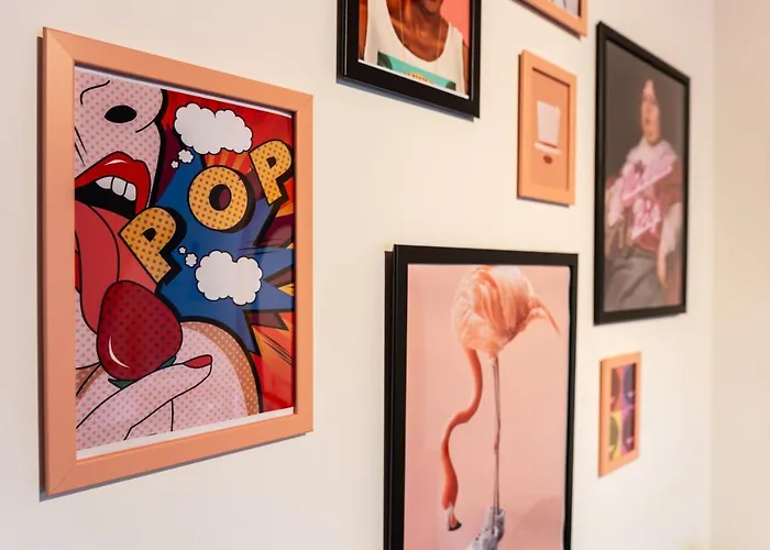 Pop Art - Balkon, Netflix, Nespresso, Zentral, Messe Apartment Chemnitz